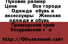 Пуховик размер 42-44 › Цена ­ 750 - Все города Одежда, обувь и аксессуары » Женская одежда и обувь   . Приморский край,Уссурийский г. о. 